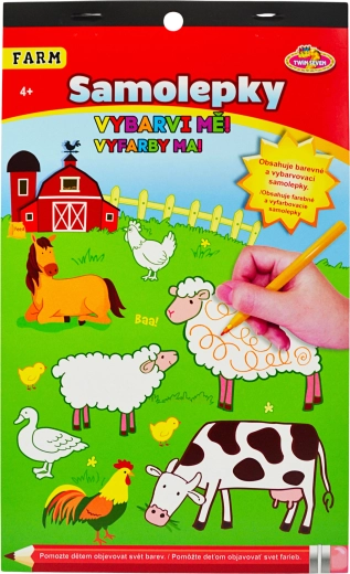 Obojive farma naljepnice za djecu