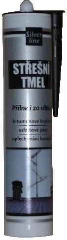 Krovni bitumenski kit 310 ml DEN BRAVEN Silver Line, crni