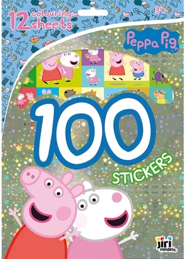 Naljepnice i bojanke Pepa Prase – 100 naljepnica
