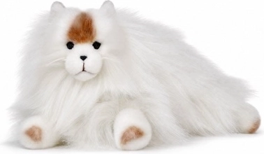 White Plush Persian Cat 35 cm
