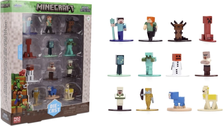 Jada Minecraft metalne figurice, serija 17 – 12 kom.