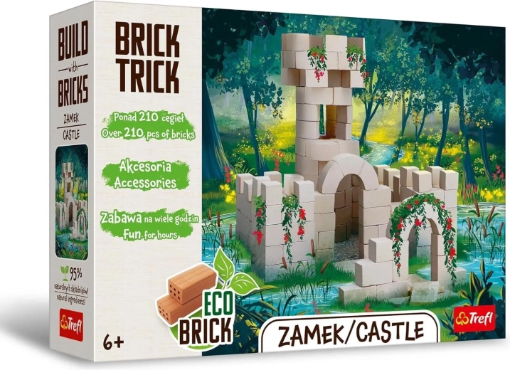 Trefl Brick Trick građevinski set dvorac, 210 dijelova