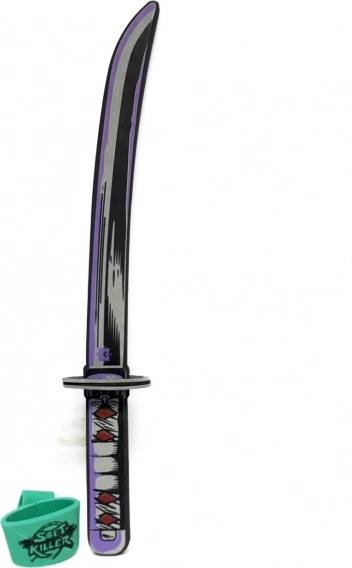 Pjenasti mač ljubičasti Demon – dječji karnevalski dodatak