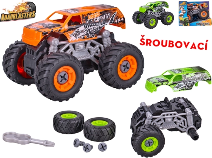 Vijčani monster truck s zamašnjakom ROADBLASTERS 12 cm