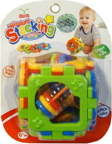Šarena edukativna kocka za bebe