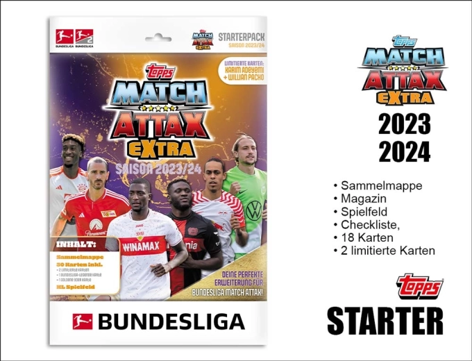 Topps Match Attax Extra Bundesliga 2023/2024 početni set
