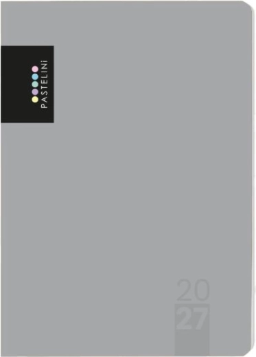 Tjedni rokovnik A5 2027 Pastelini sivi