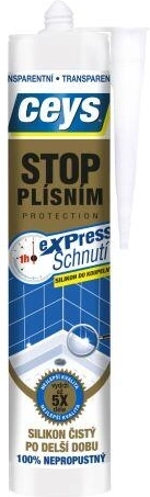 Silikon protiv plijesni za kupaonice i kuhinje 280 ml prozirni CEYS