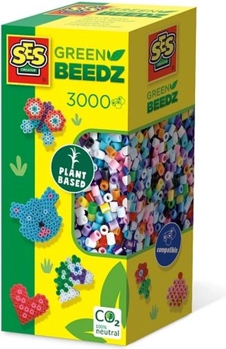 SES Creative glačajuće perlice Green Beedz 3000 kom – svijetle boje