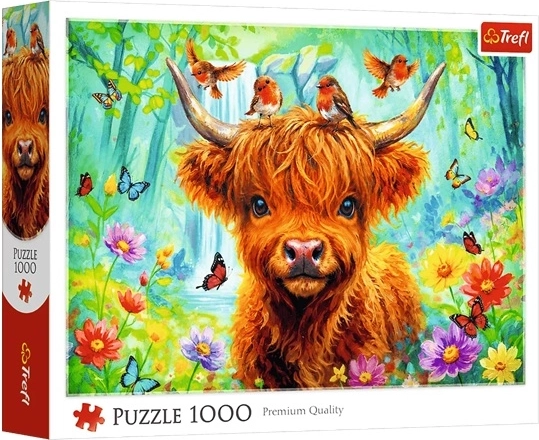 Trefl puzzle 1000: škotska krava