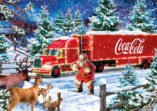 Puzzle Božićni Kamion Coca Cola 1000 Dijelova