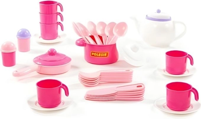 Dječji set posuđa Nastenka za 6 osoba, 38 dijelova