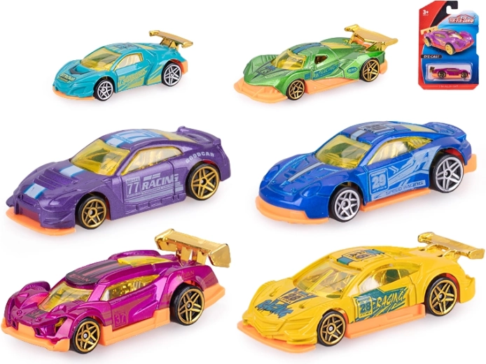 Utrkaći autić 8 cm s slobodnim hodom – metal i plastika