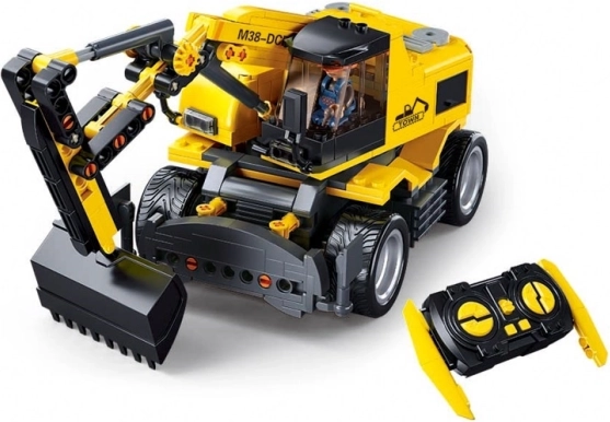 Sluban E7 Kotačni Bager s Daljinskim Upravljačem