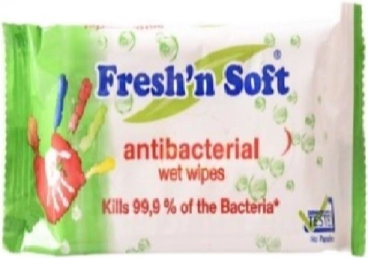 Fresh 'n soft antibakterijske vlažne maramice za ruke 15 kom