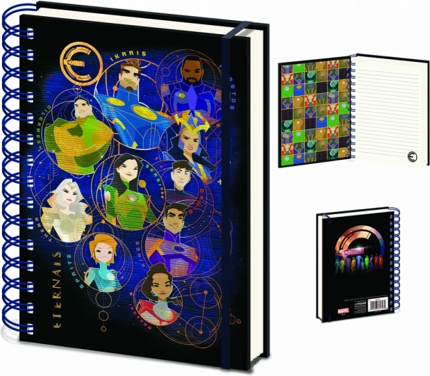 Blok A5 s spiralnim uvezom Eternals