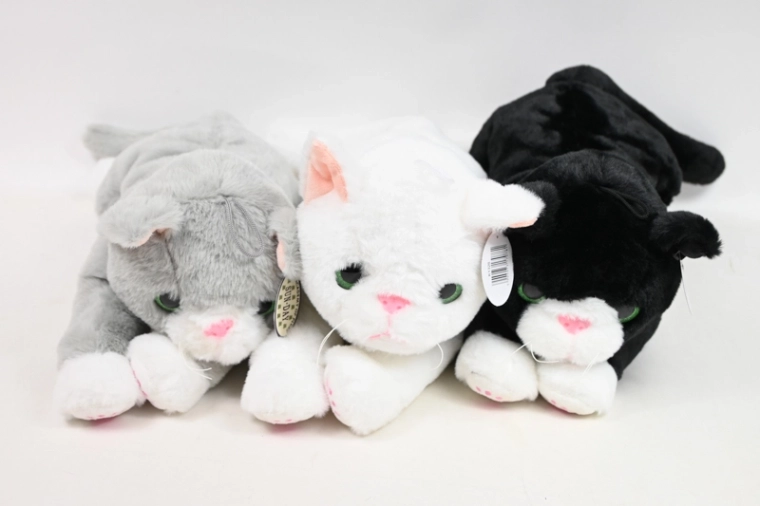 Toy Cat on Three Wheels with Sound, 45 cm