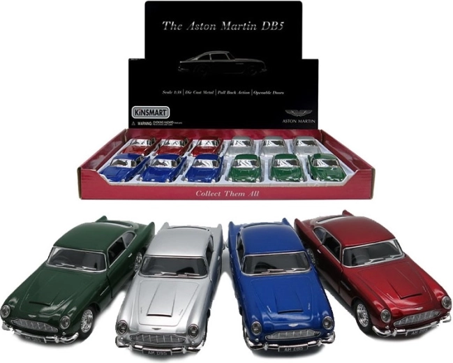 Metalni model automobila Aston Martin DB5 s povratnim navijanjem