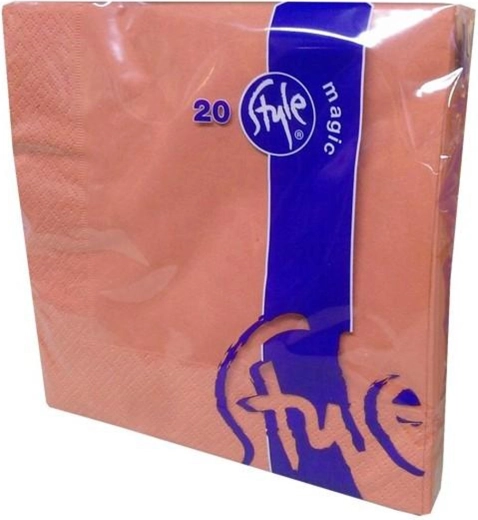 Papirnate salvete terakota 33 × 33 cm, 2 sloja, 20 kom