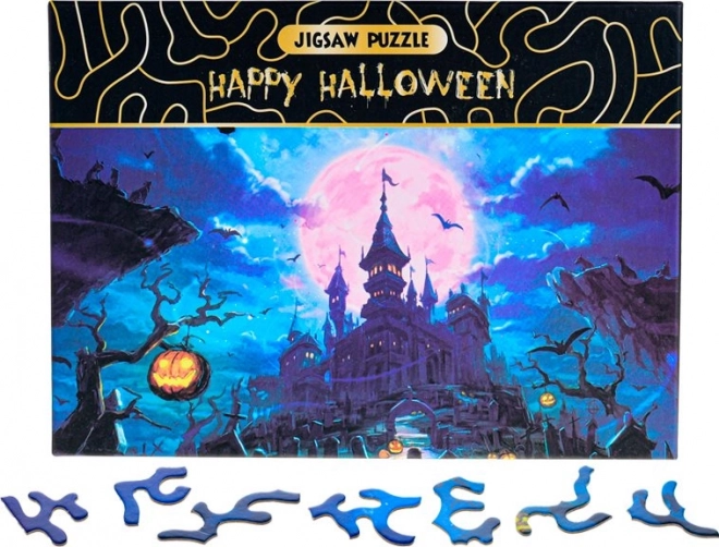 Puzzle Happy Halloween – sablasni dvorac 468 dijelova