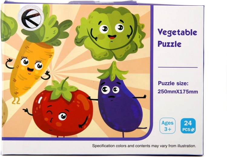 Children's vegetable puzzle 24 pieces - 1 piece