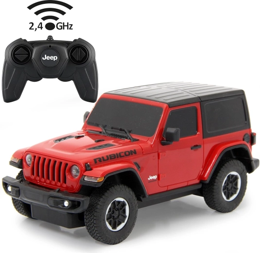 Jamara Jeep Wrangler JL RC car 1:24 red 2.4 GHz