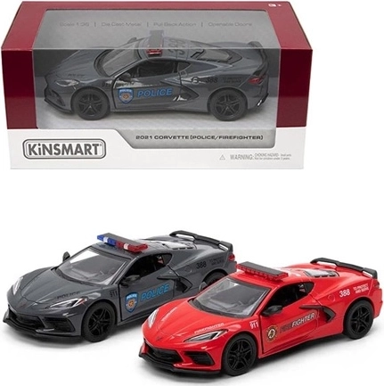 Chevrolet Corvette 2021 Police/Firefighter Model - 1 piece