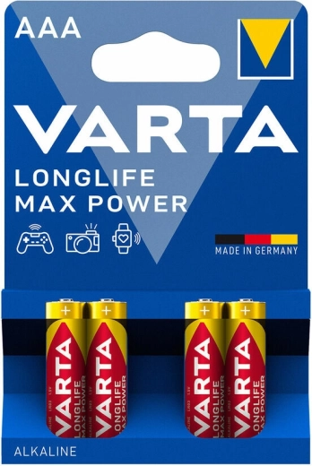 Varta Longlife Max Power AAA mikro olovke baterije, 4 kom