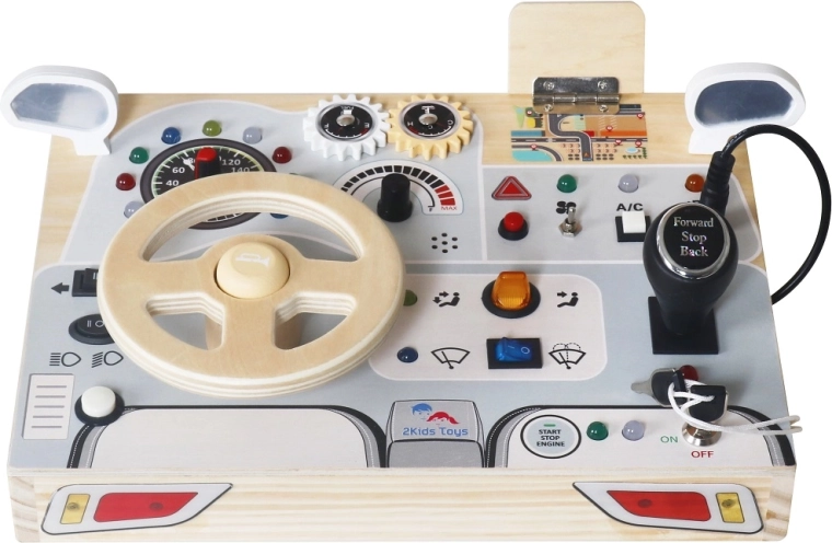 Interaktivna drvena activity ploča Auto za djecu