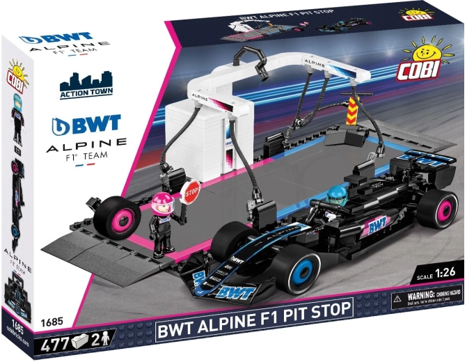 Cobi BWT Alpine F1 Pit Stop building set 1:26