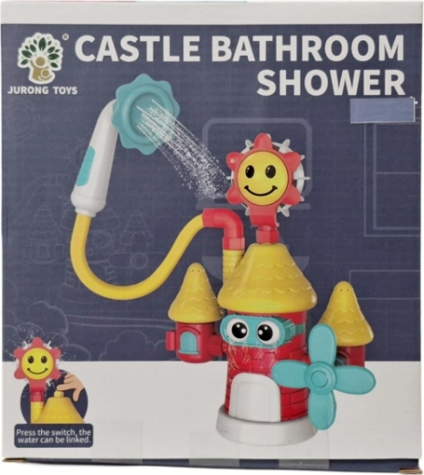 Kupačka igračka za malu djecu s ručicom za tuš – dvorac