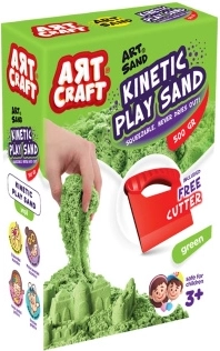 Art Craft kinetic sand green 500 g