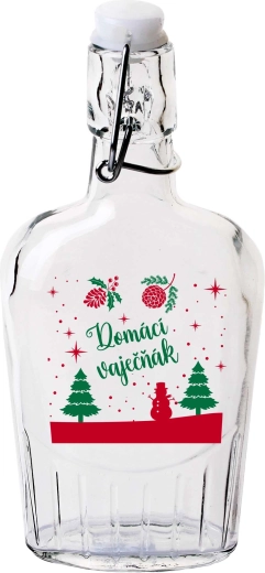 Češka boca s patentnim zatvaračem 300 ml Domaći liker od jaja