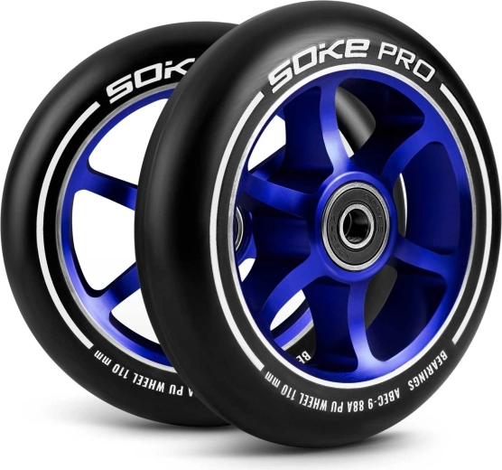 Kotači za romobil Soke 110 mm plavi (2 kom)