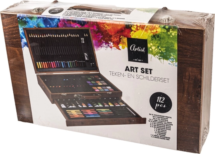 Drvena kutija – kreativni set za slikanje 38 × 24 cm