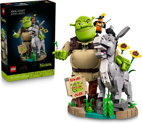 LEGO Shrek – Shrek, Donkey and Puss in Boots