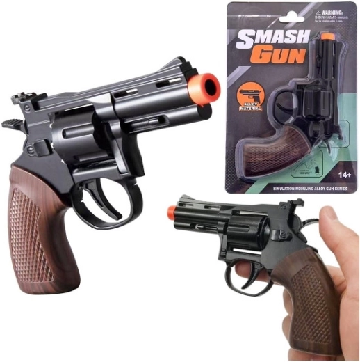 Metalni revolver na kapsle Smash Gun – igračka za male šerife
