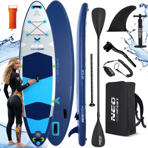 Nafukivajući paddleboard AQUASURF 10'6 (320 × 84 × 15 cm) s priborom