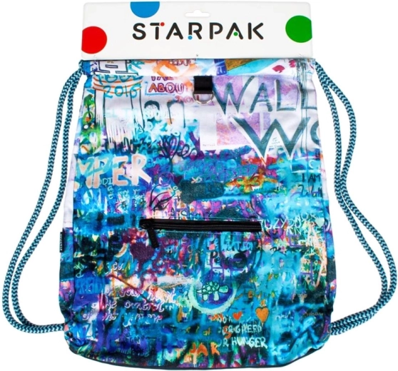 Graffiti drawstring bag - 1 piece