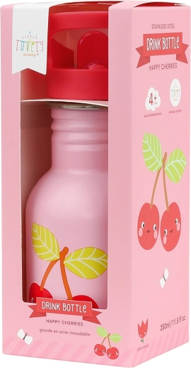 A Little Lovely Company nehrđajuća boca za piće 350 ml – vesele trešnjice