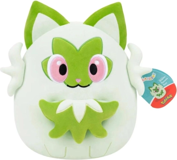 Squishmallows Pokémon Sprigatito plišani jastuk 25 cm