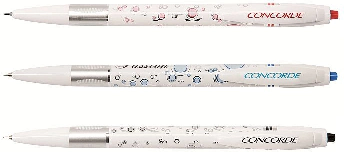 Kugličasta olovka Concorde Strast s igličastim vrhom 0,6 mm – plava tinta