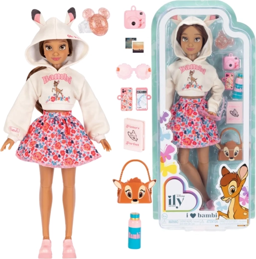 Disney ILY 4Ever modna lutka s motivom Bambi i setom dodataka 30 cm