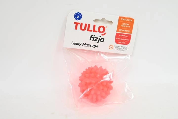 Fizjo rehabilitacijska masažna jež-loptica 5,4 cm crvena
