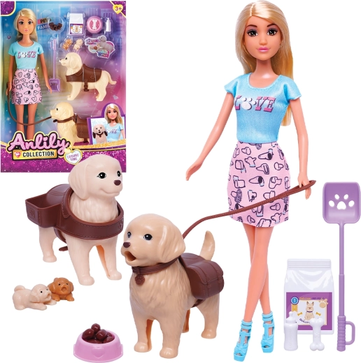 Set lutka s dva psića 32 cm