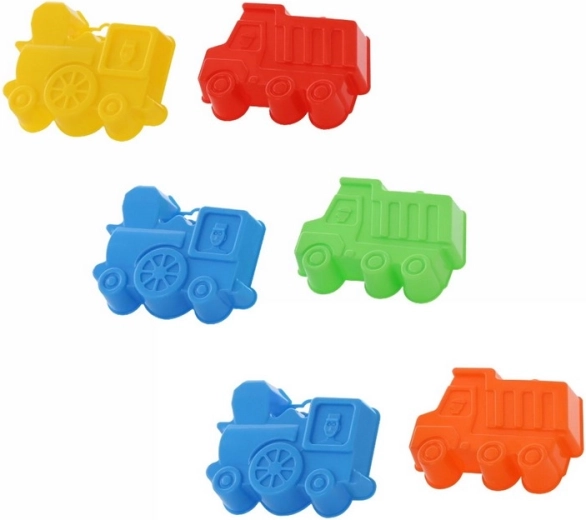 Kalupe za pijesak – auto i vlakić (2 kom)