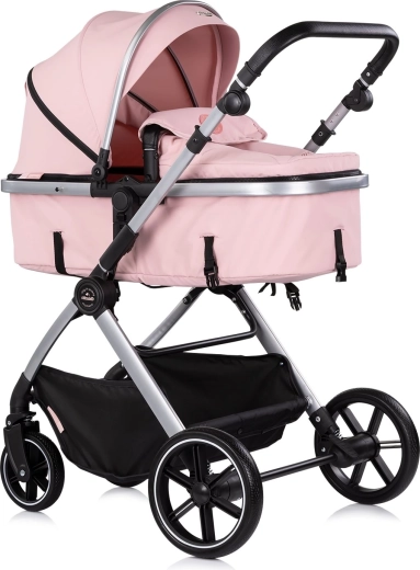 Chipolino Pearl 2u1 kombinirana kolica Powder Pink