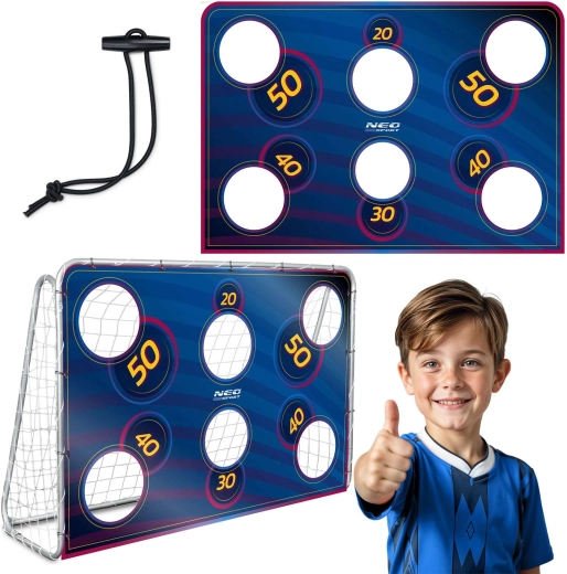 Neo-Sport trening platno za preciznost pucanja na nogometni gol 180 × 120 cm