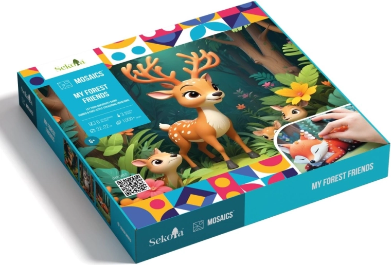 Sekoia mozaici šumske životinjice kreativni set