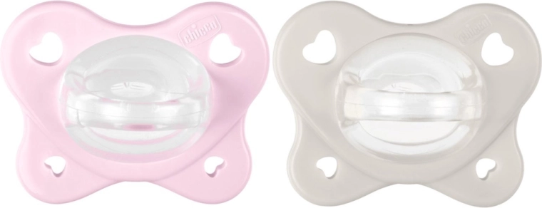 Chicco PhysioForma Dual Soft pacifiers, blue, 2–6 months, 2 pcs